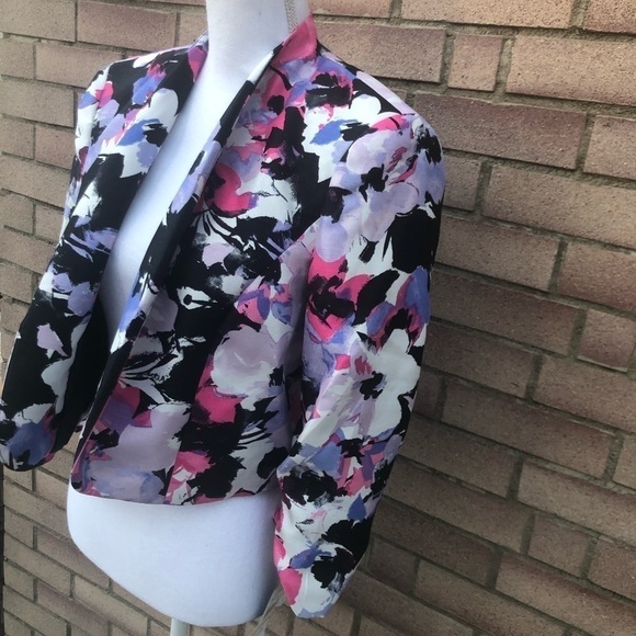 Evan-Picone Floral Blazer Size 10 NWT - Picture 6 of 11